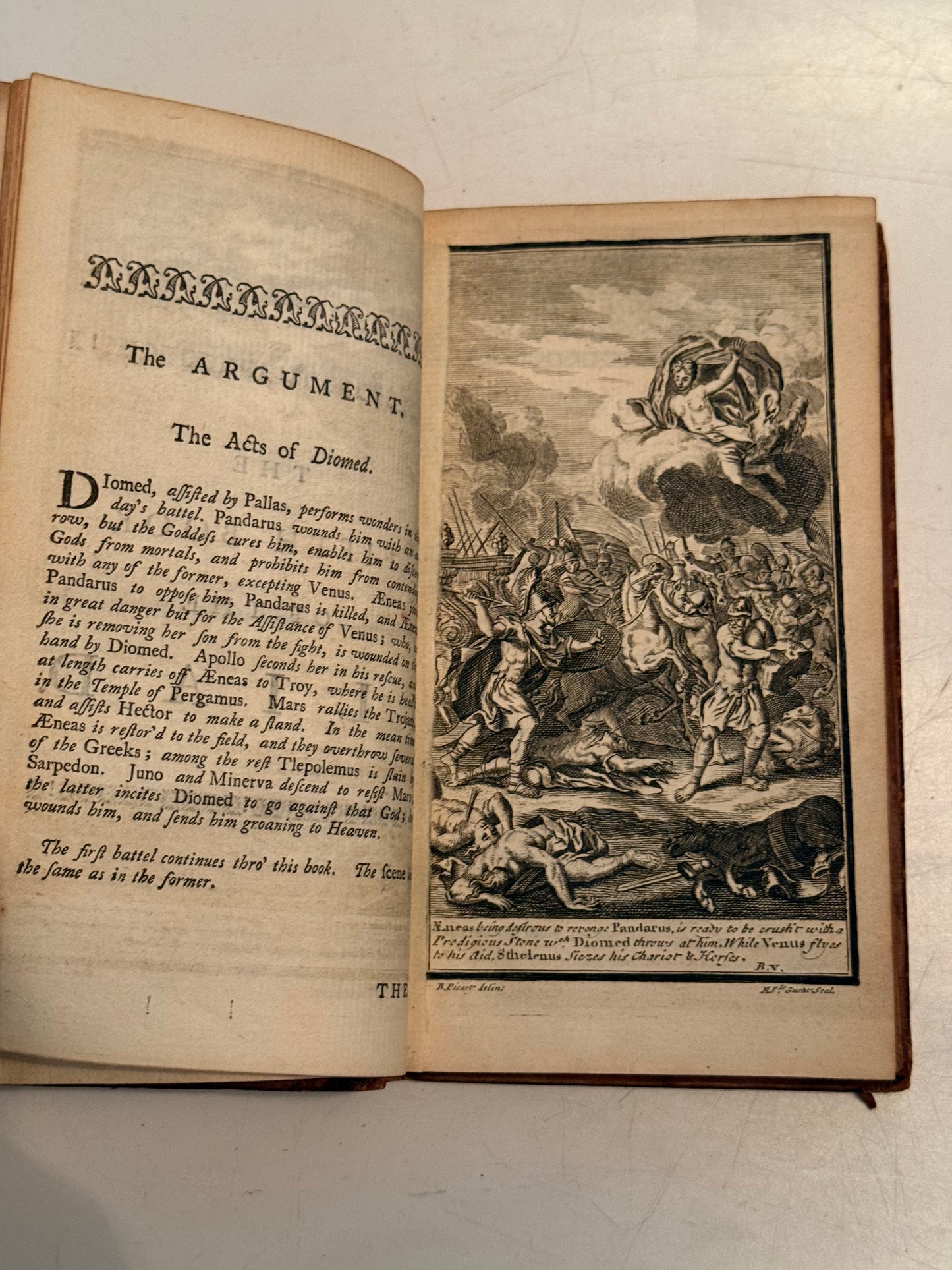 Homer's Iliad 1743 Illustrated Alexander Pope Edition
