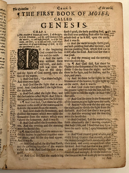 Antique King James Bible 1677