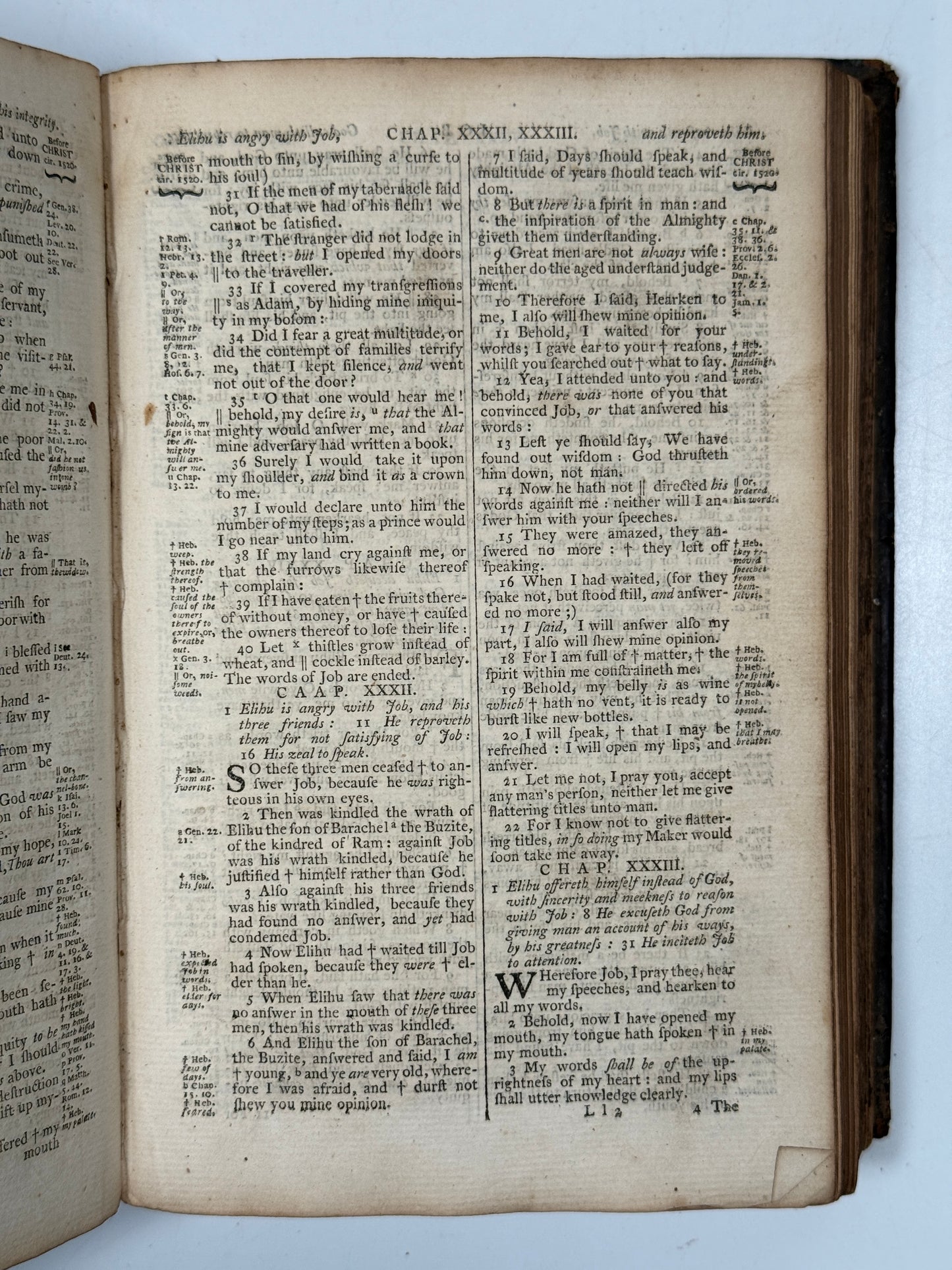 Antique King James Bible 1772