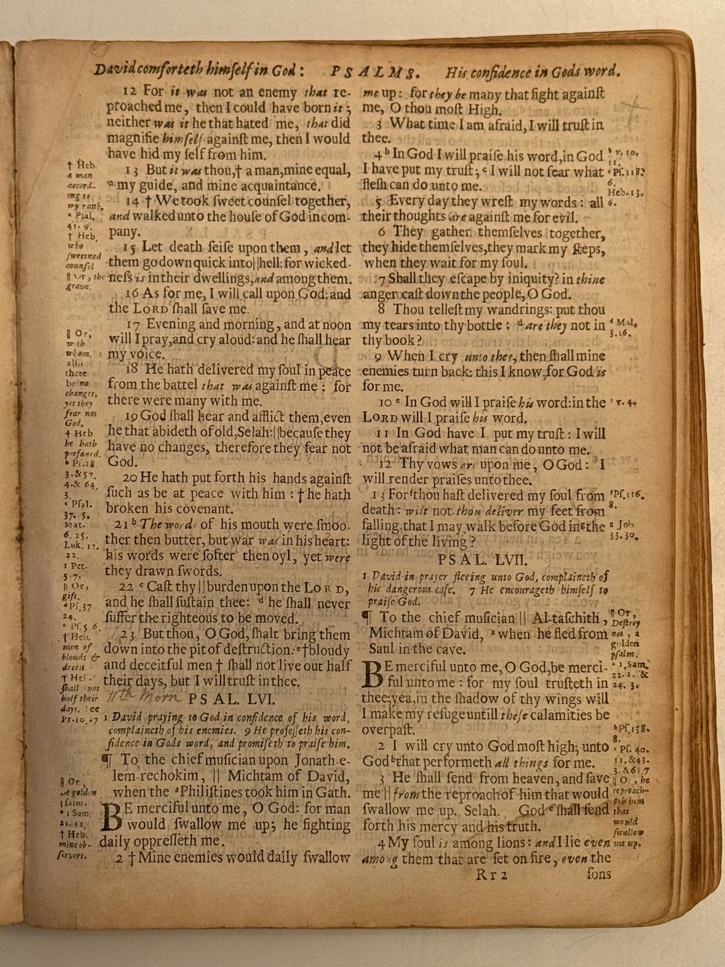 Antique King James Bible 1677