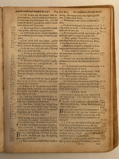 Antique King James Bible 1677