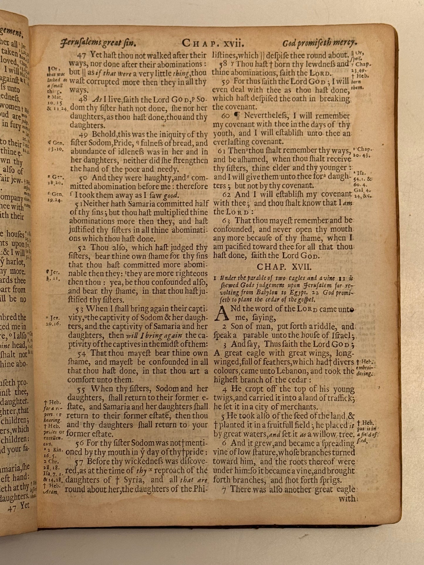Antique King James Bible 1677