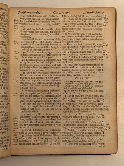 Antique King James Bible 1677