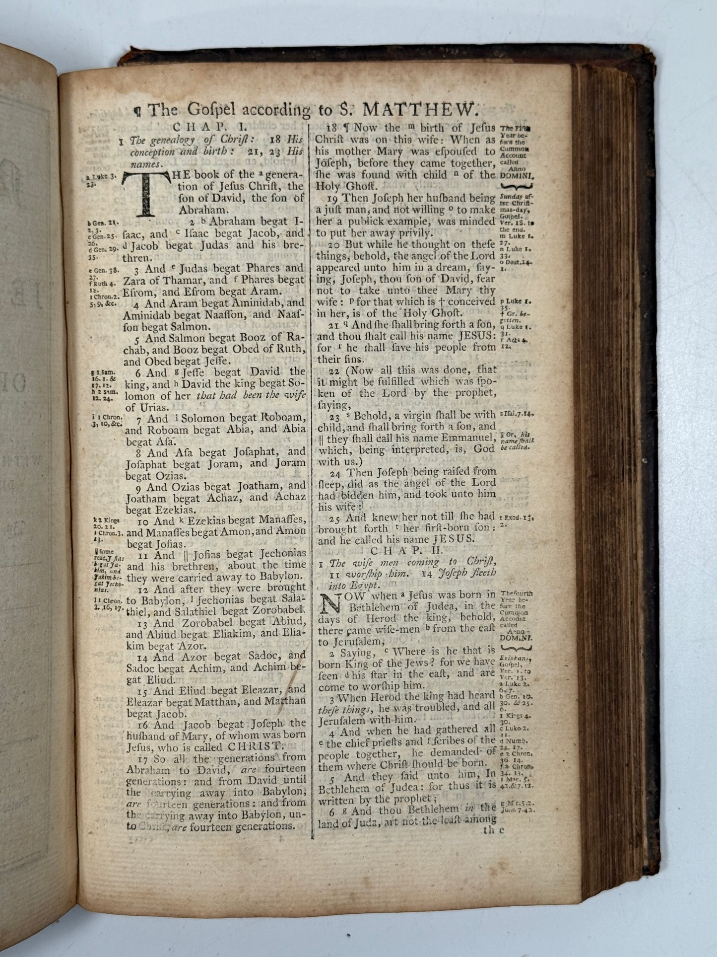 Antique King James Bible 1772