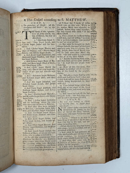 Antique King James Bible 1772