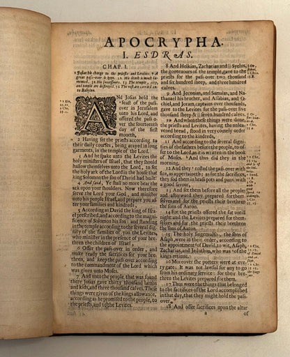 Antique King James Bible 1677