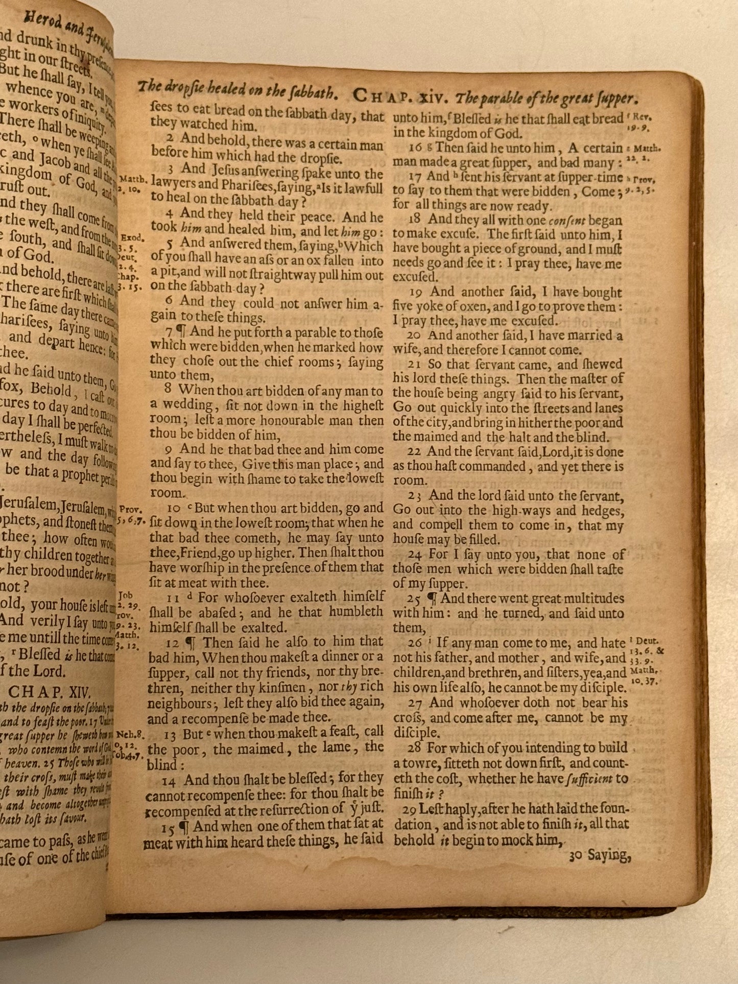 Antique King James Bible 1677