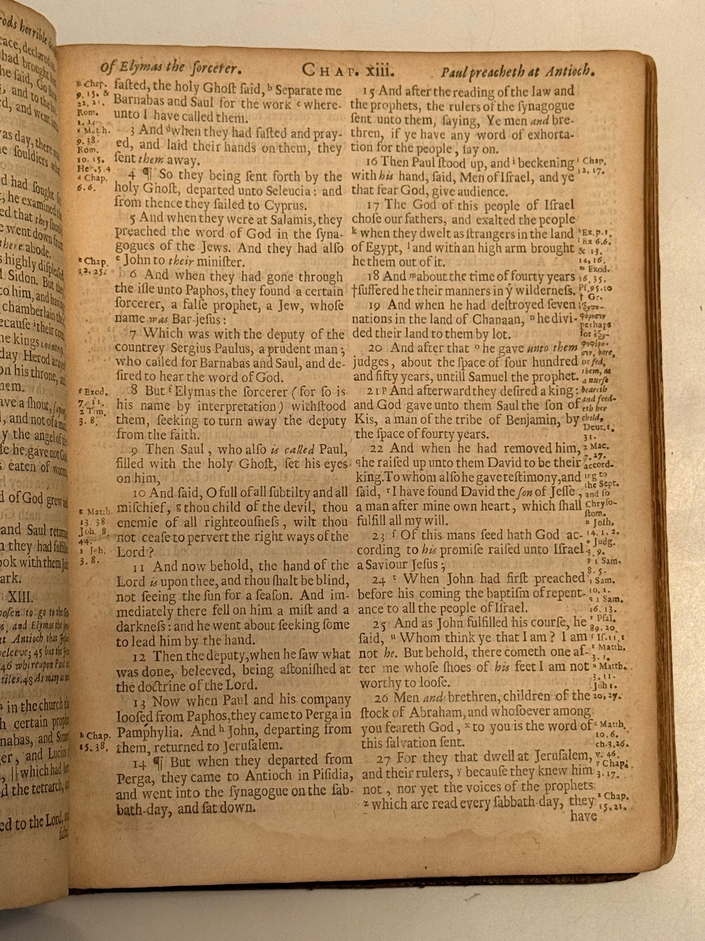 Antique King James Bible 1677