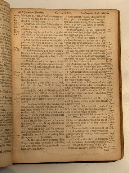 Antique King James Bible 1677