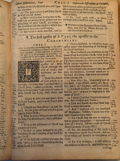Antique King James Bible 1677