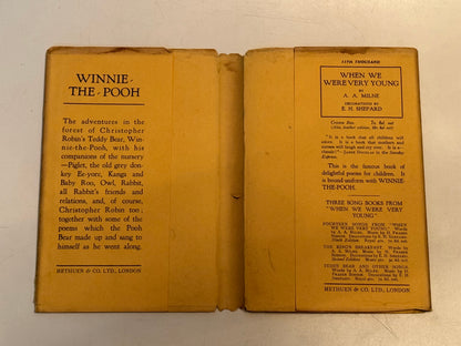 Winnie the Pooh by A.A Milne 1926 FIRST EDITION FIRST IMPRESSION in 1st State DJ