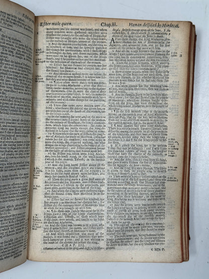 Antique King James Bible 1660 Henry Hills Edition w/Concordance 1652