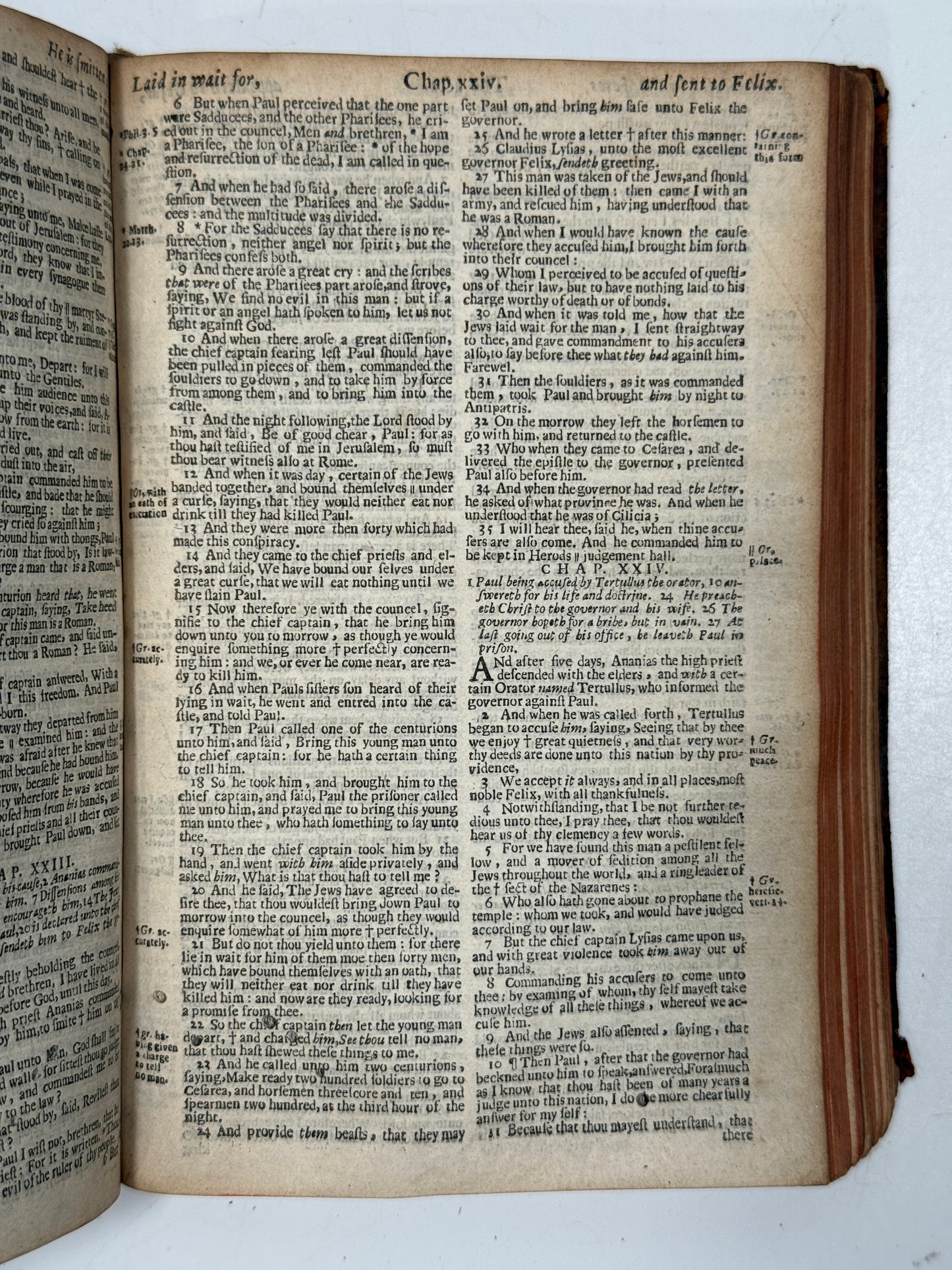 Antique King James Bible 1660 Henry Hills Edition w/Concordance 1652