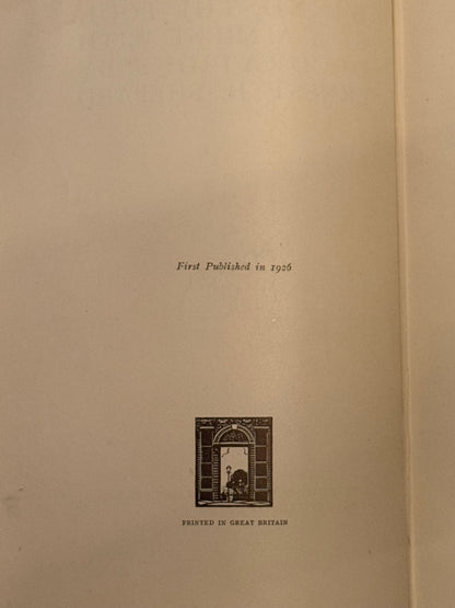 Winnie the Pooh by A.A Milne 1926 FIRST EDITION FIRST IMPRESSION in 1st State DJ