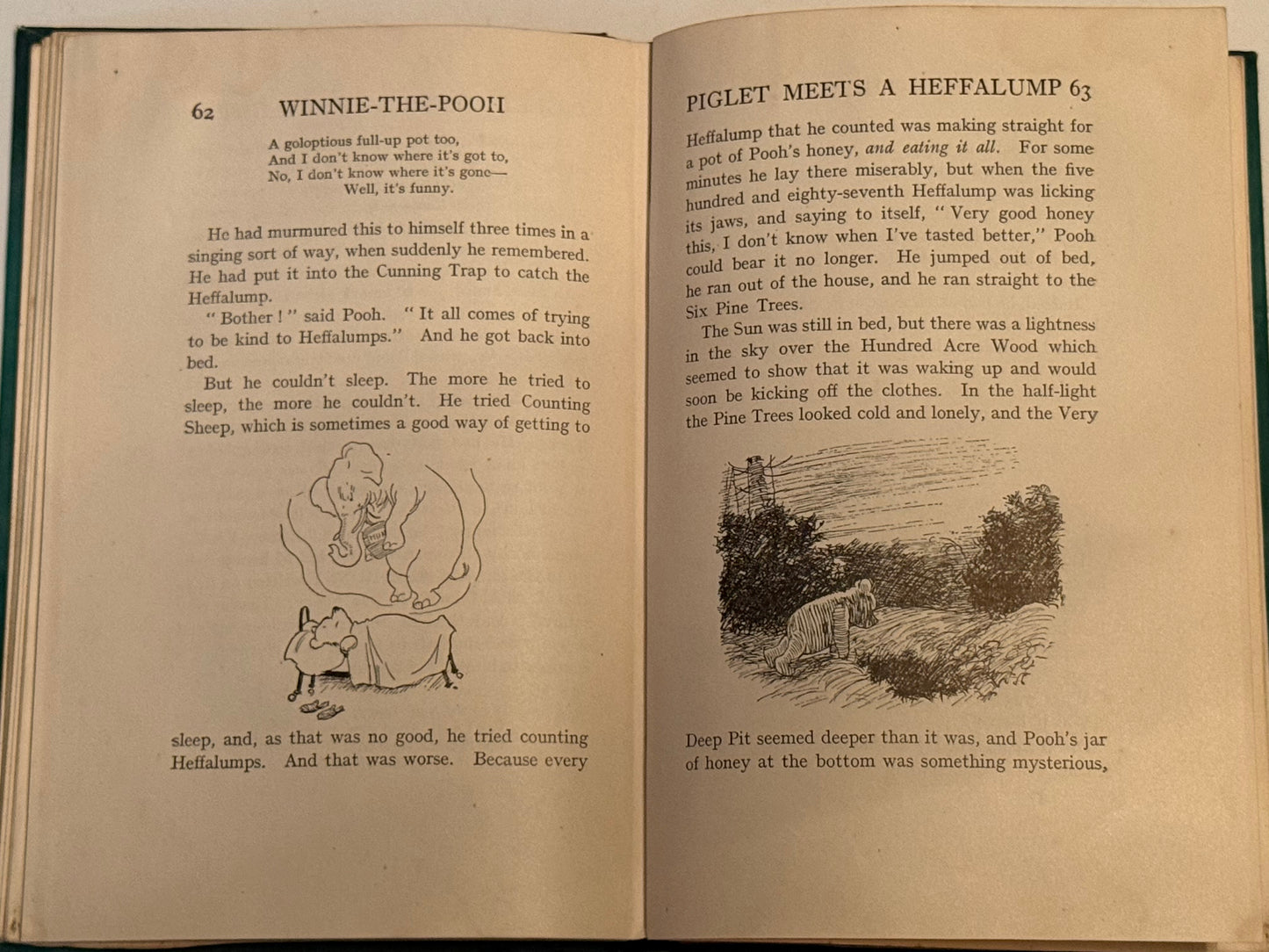 Winnie the Pooh by A.A Milne 1926 FIRST EDITION FIRST IMPRESSION in 1st State DJ