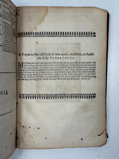 Antique King James Bible 1660 Henry Hills Edition w/Concordance 1652