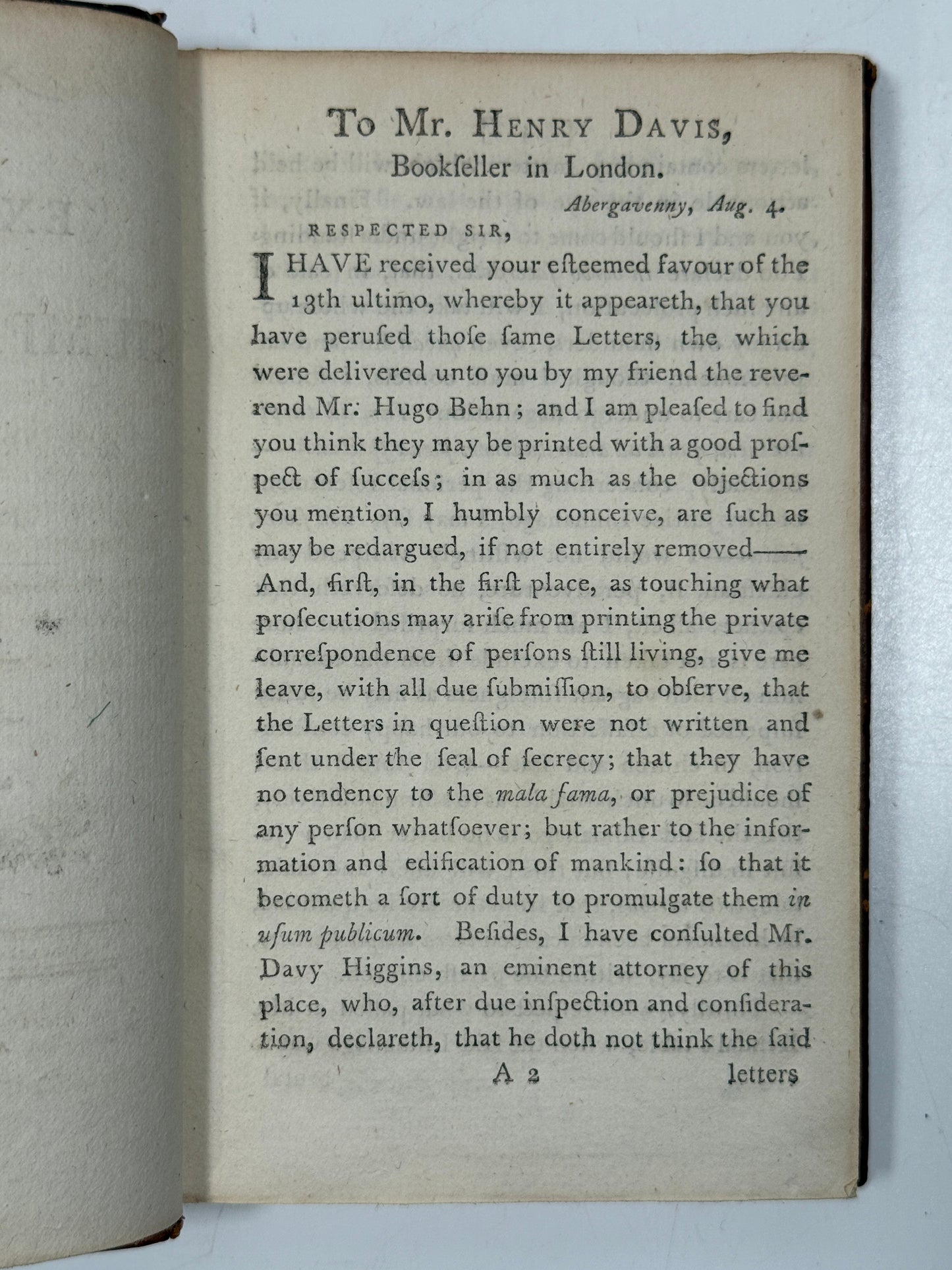 The Expedition of Humphry Clinker by Tobias Smollett c.1790