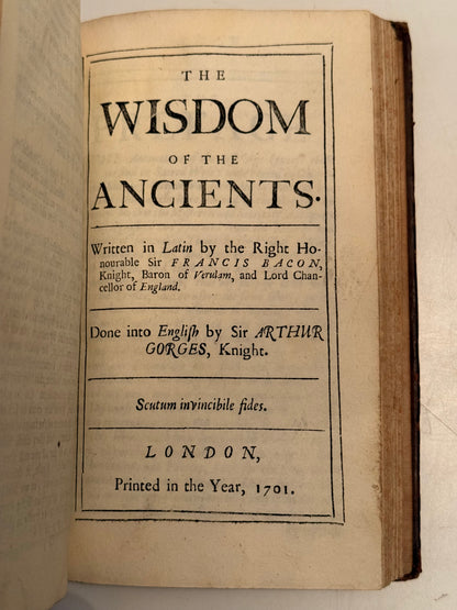 The Essays of Francis Bacon 1701