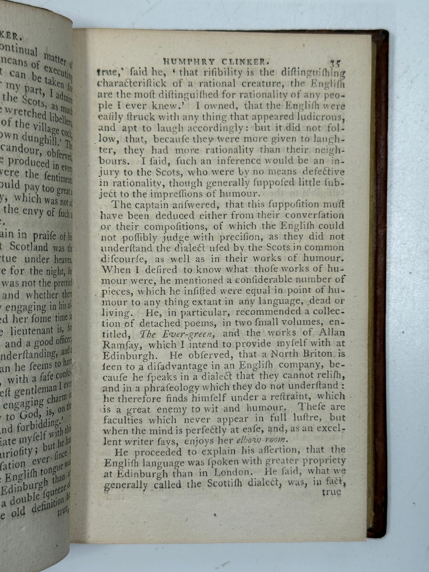 The Expedition of Humphry Clinker by Tobias Smollett c.1790