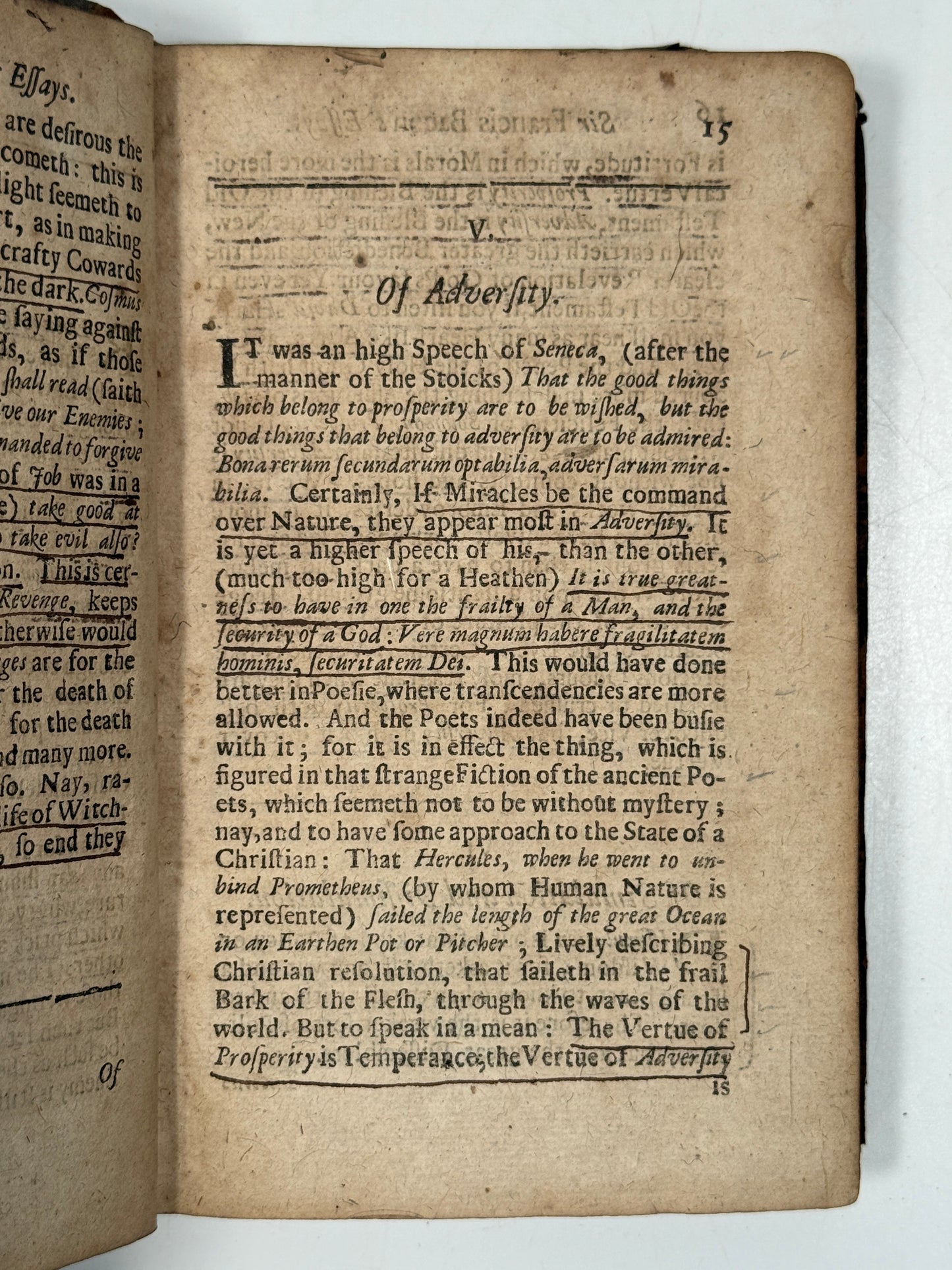 The Essays of Sir Francis Bacon 1691