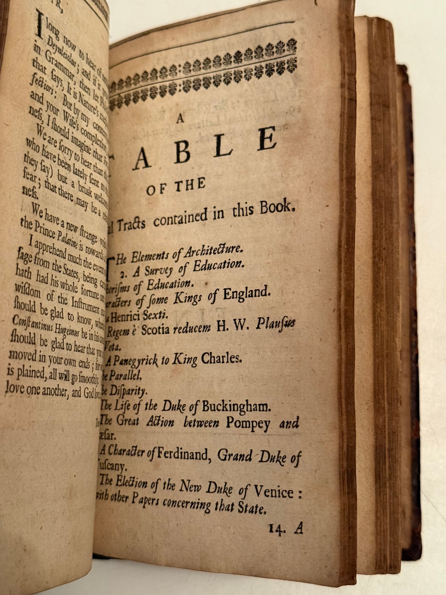 Sir Henry Wotton's Characters 1685