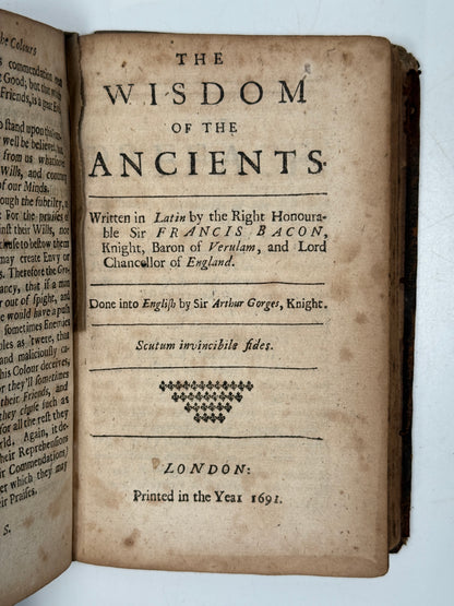 The Essays of Sir Francis Bacon 1691