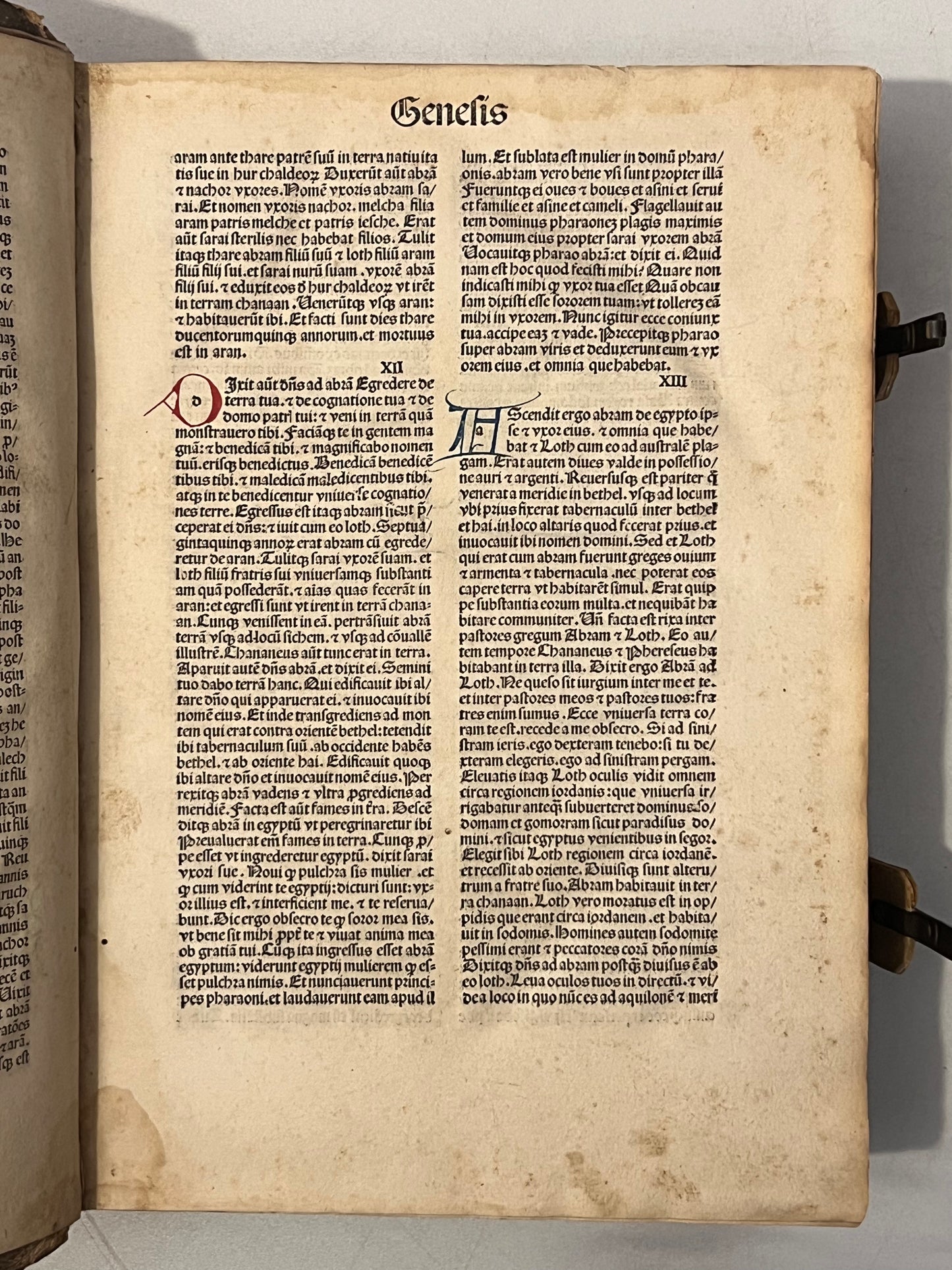 Biblia Sacra 1487 Incunable Illuminated Bible