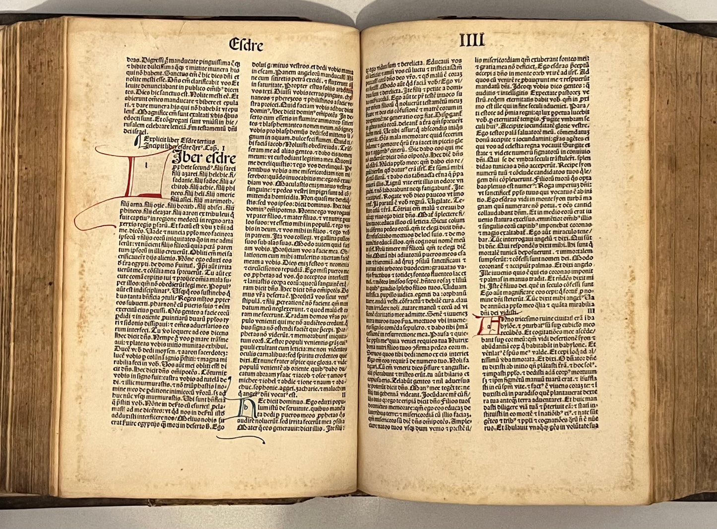 Biblia Sacra 1487 Incunable Illuminated Bible