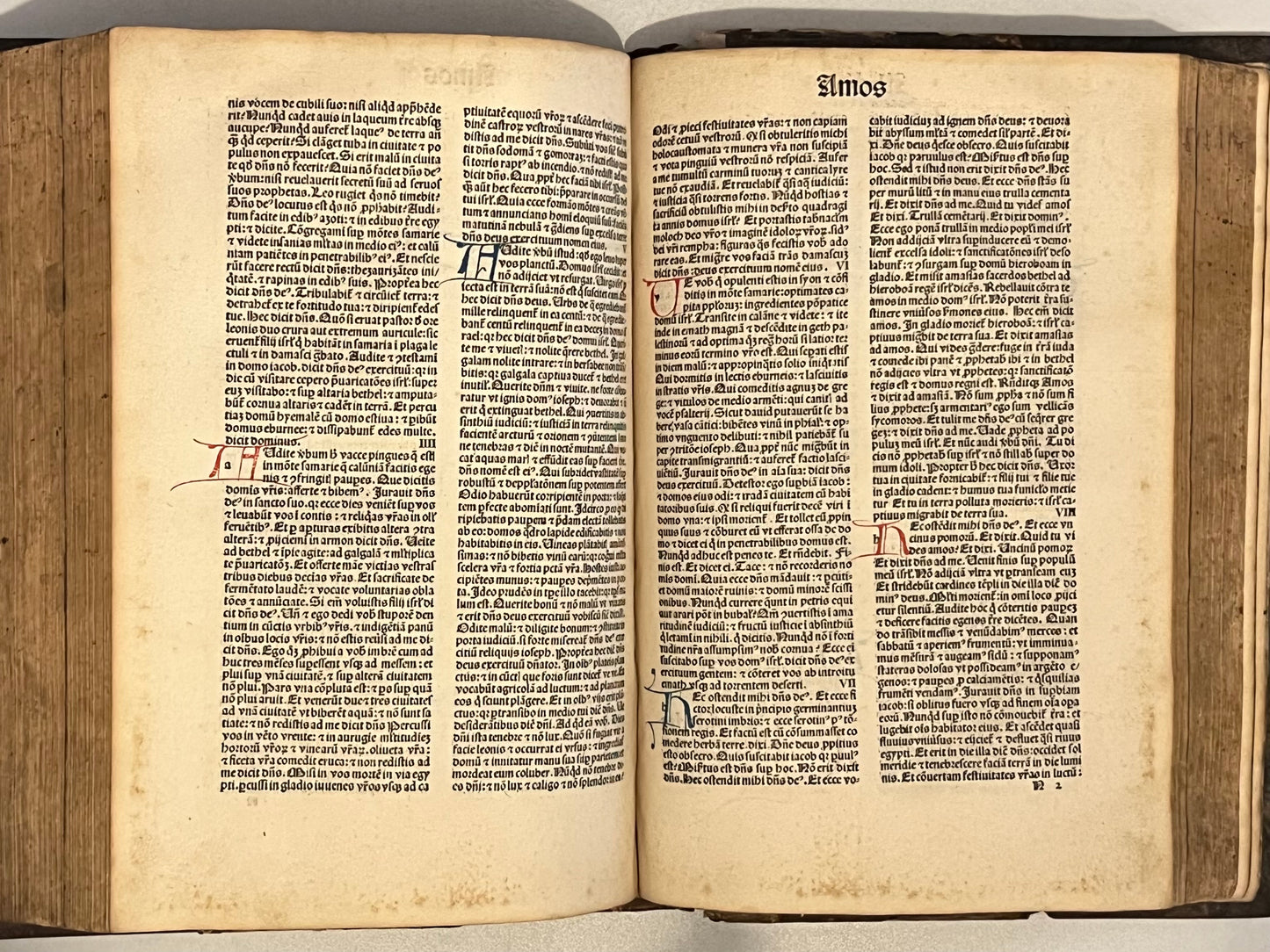 Biblia Sacra 1487 Incunable Illuminated Bible