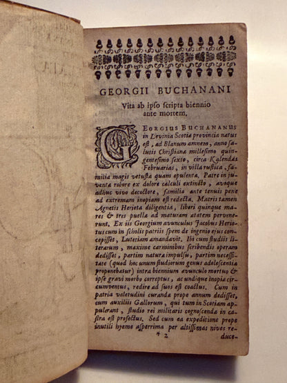 George Buchanan's Poetry 1687