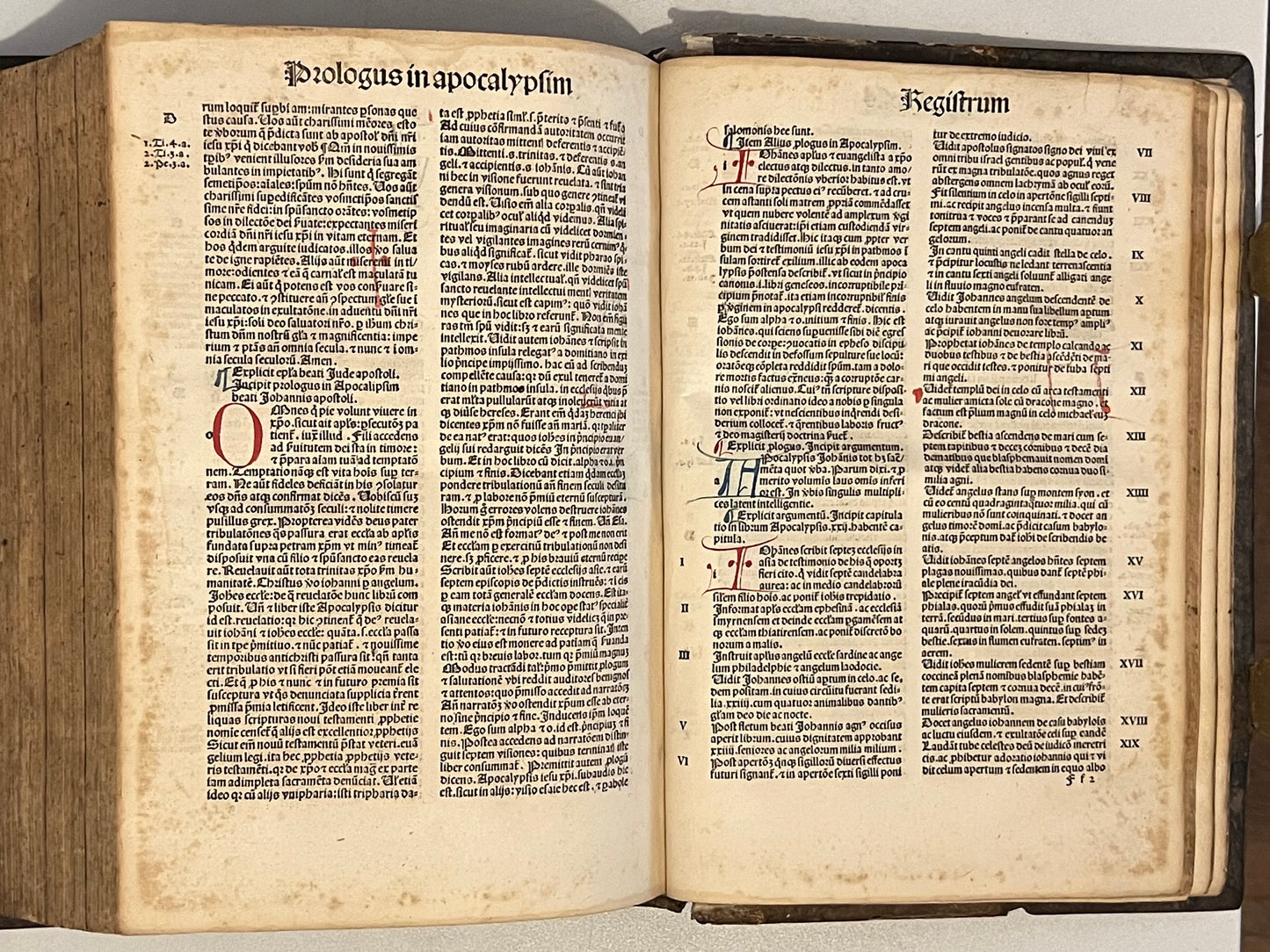 Biblia Sacra 1487 Incunable Illuminated Bible