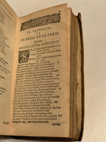 The Works of Claudius 1650 Elzevir Press