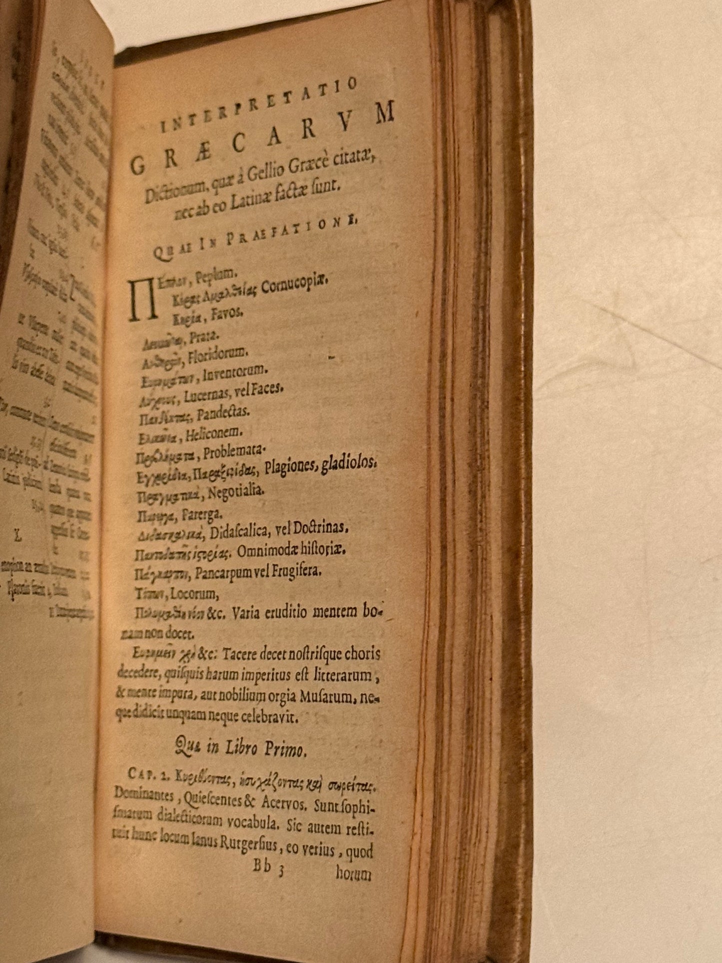 Aulus Gellius' Attic Nights 1651 Elzevir Press First Edition Thus