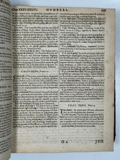 Annotations Upon the Bible 1643 First Edition in English
