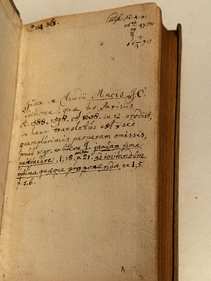 Pliny's Letters 1640 Elzevir Press