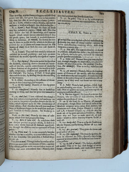 Annotations Upon the Bible 1643 First Edition in English