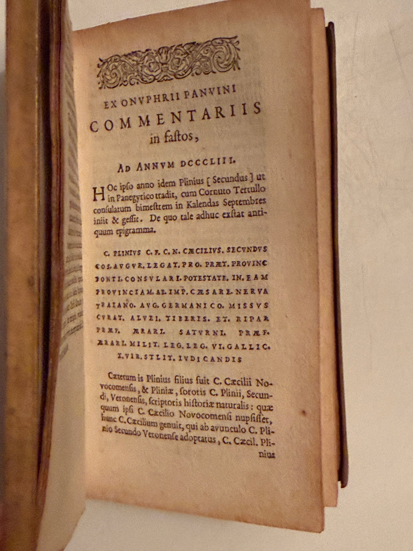 Pliny's Letters 1640 Elzevir Press