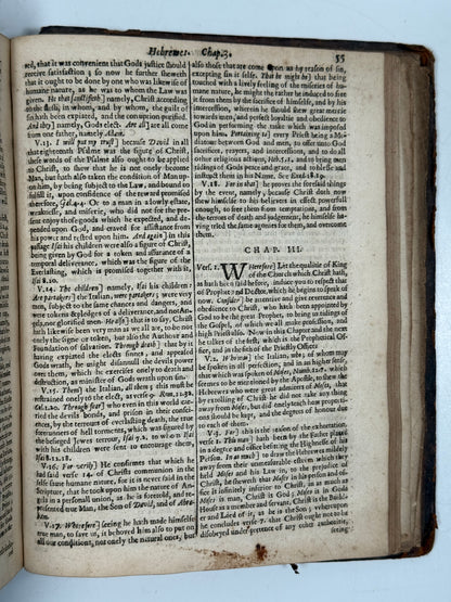 Annotations Upon the Bible 1643 First Edition in English