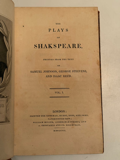 The Plays of William Shakespeare 1807