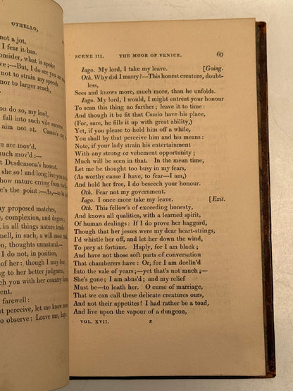 The Plays of William Shakespeare 1807