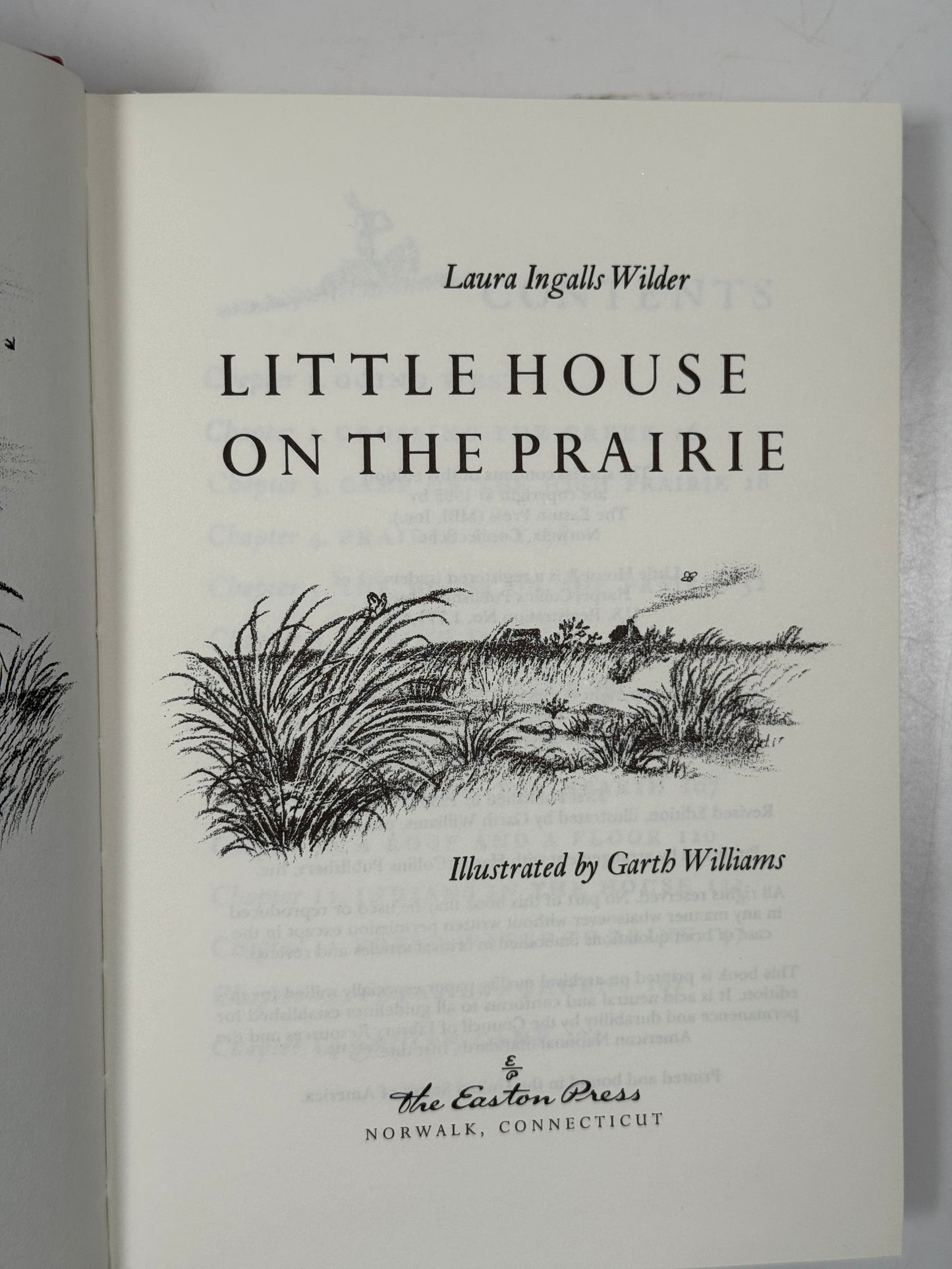 Little House on the Prairie by Laura Wilder 1995 Easton Press