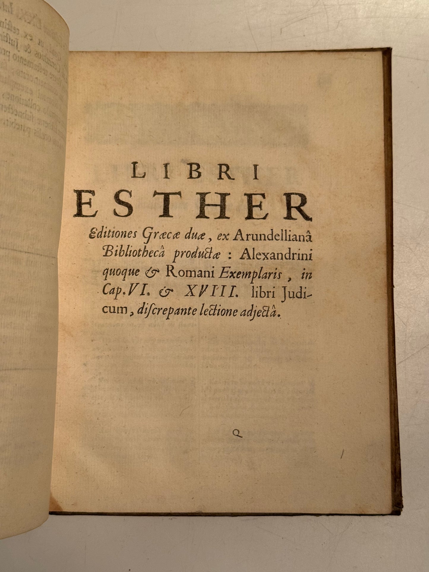 James Ussher's Septuagint 1655 First Edition