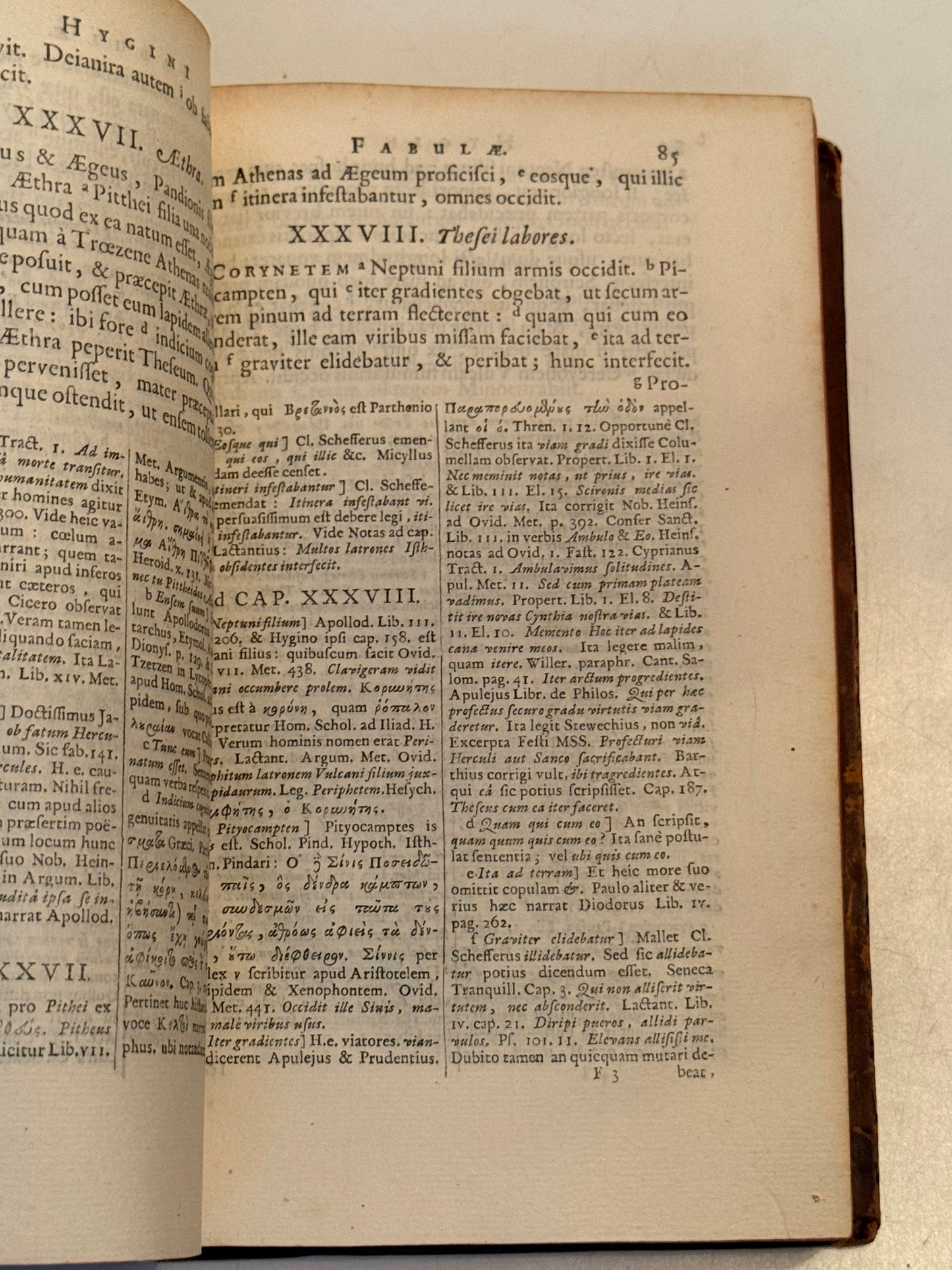 Mythographi Latini 1681 First Edition