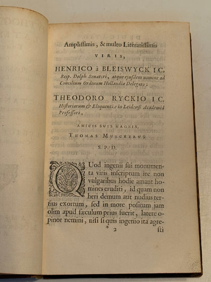 Mythographi Latini 1681 First Edition