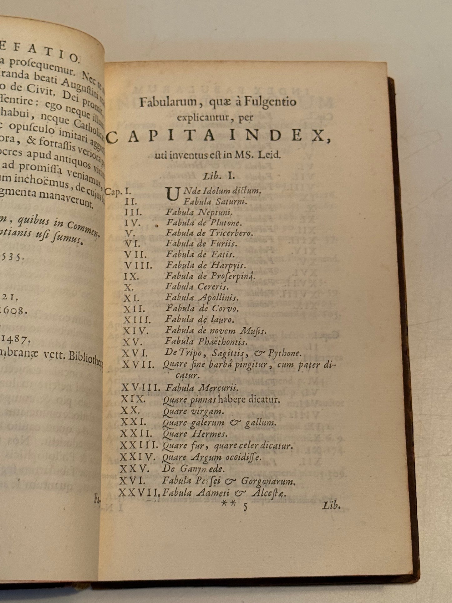Mythographi Latini 1681 First Edition