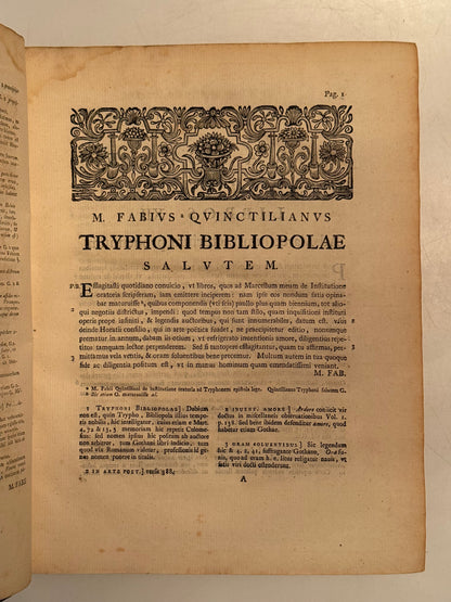 Quintilianus Marcus Fabius 1738