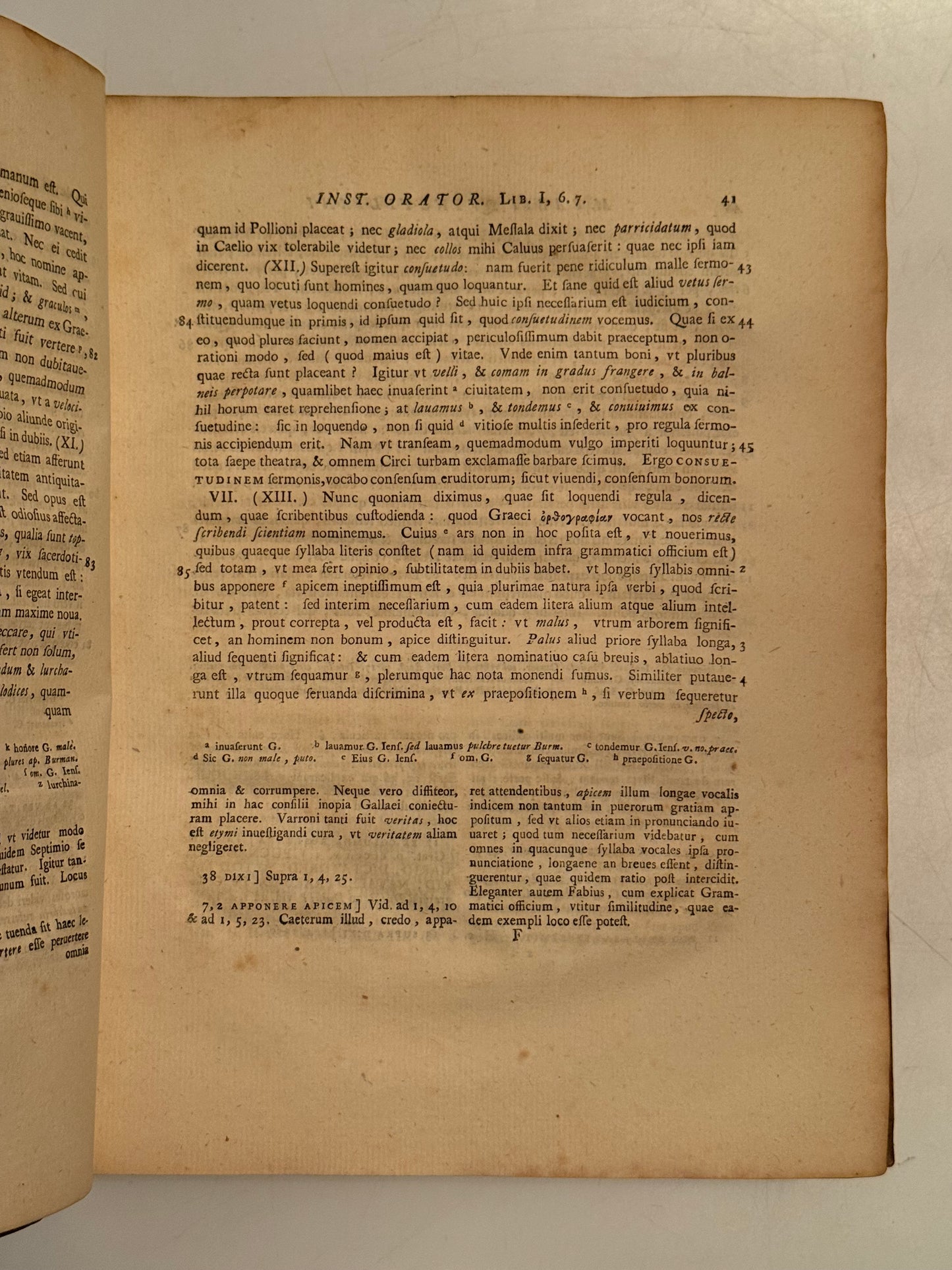 Quintilianus Marcus Fabius 1738