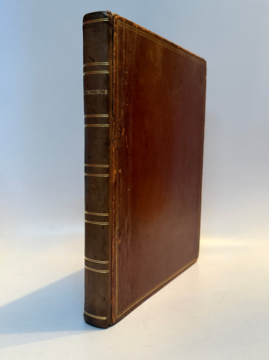 Longinus' De Sublimatate 1724 Tonson First Edition