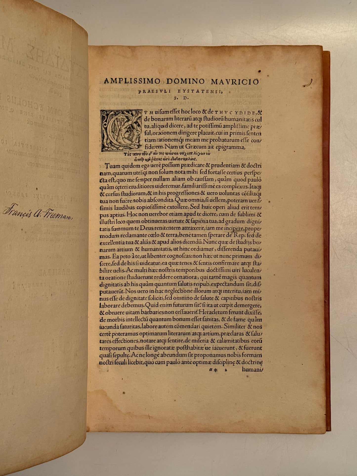 The Works of Thucydides 1540 Post-Incunable