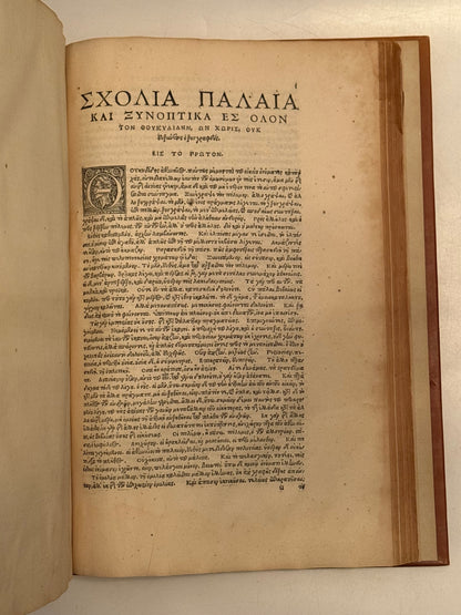 The Works of Thucydides 1540 Post-Incunable